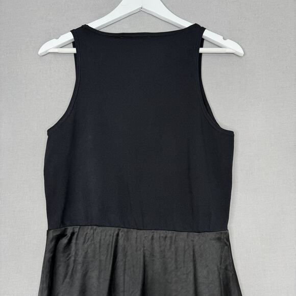 Mare Mare Anthropologie Knit Slip Twofer Tank Dress Womens Medium Black Party - Picture 7 of 14